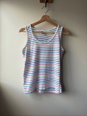 Simply basic Women’s Striped Tank Size Small VTG